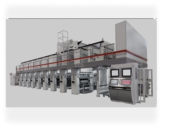 "High-speed rotogravure printing press for premium vacuum packaging films and barrier materials"